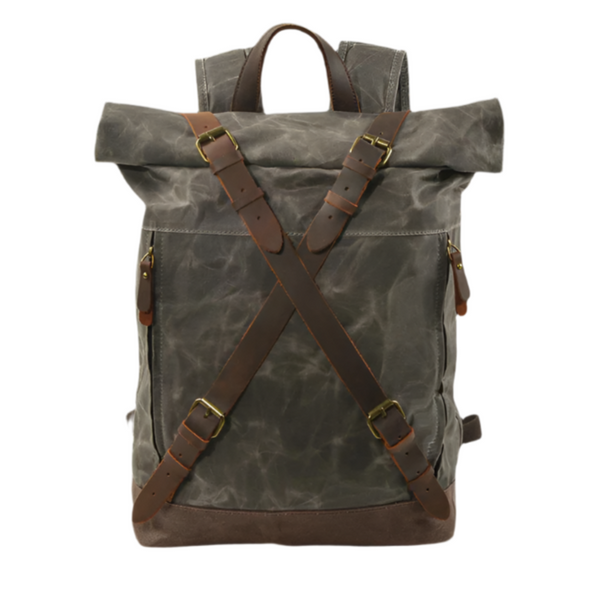 Variant image for Richmond | Vintage Canvas Travel Backpack Rucksack for Laptops and Adventure-1