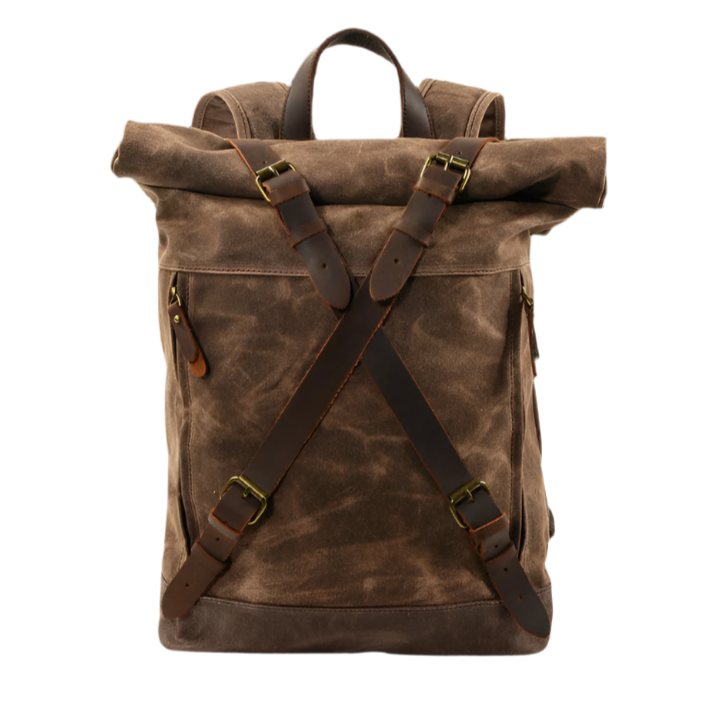 Variant image for Richmond | Vintage Canvas Travel Backpack Rucksack for Laptops and Adventure-5