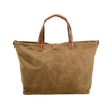 Miami | Leather Tote Bag with Adjustable Strap and Vintage Design-5