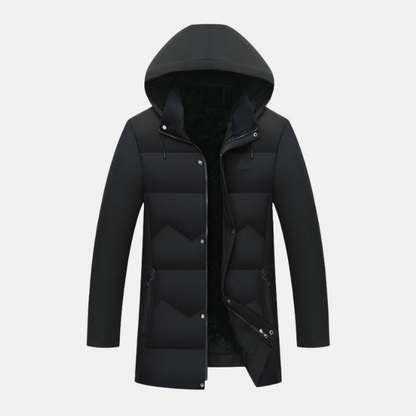 Porter | Men’s Quilted Hooded Coat with Plush Weather Protection