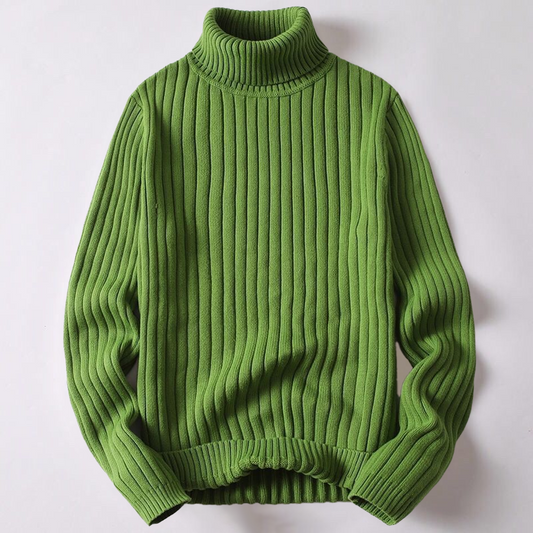 Larry | Men’s Ribbed Knit Turtleneck Sweater