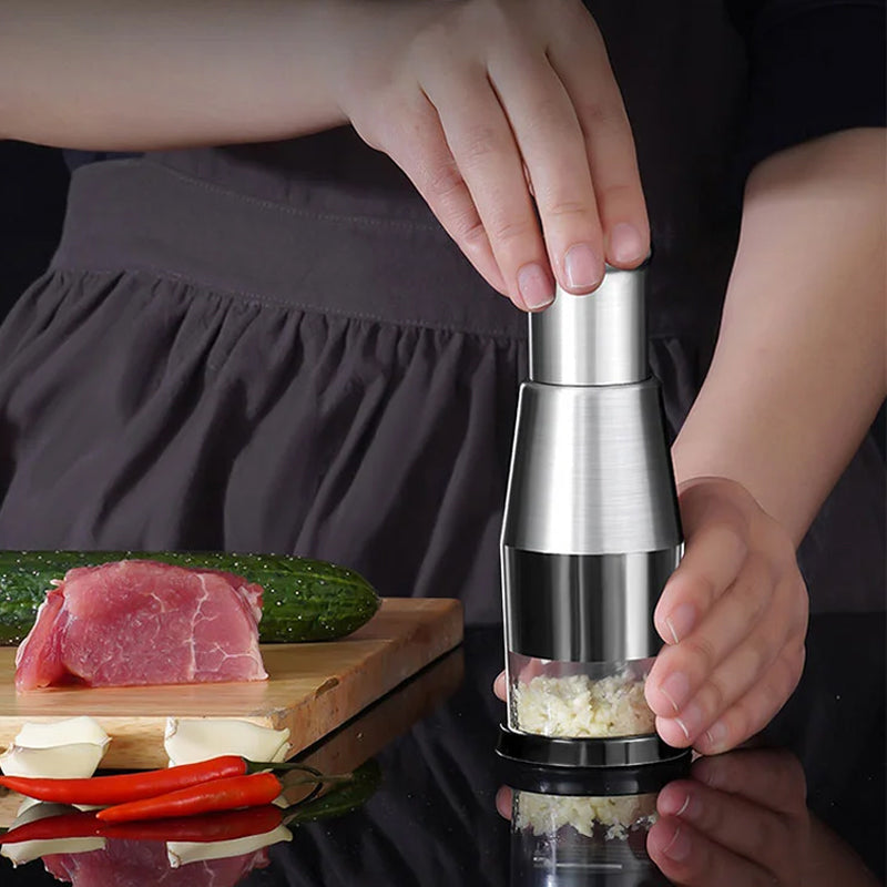 Durable Garlic Press | Stainless Steel Easy Squeeze Tool