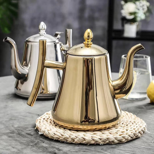 Tea Kettle for Induction | Stainless Steel with Strainer Filter
