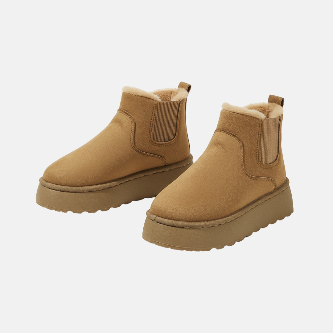 Luna | Women’s Faux Suede Slip-On Ankle Boots