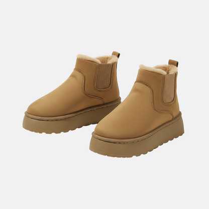 Luna | Women’s Faux Suede Slip-On Ankle Boots