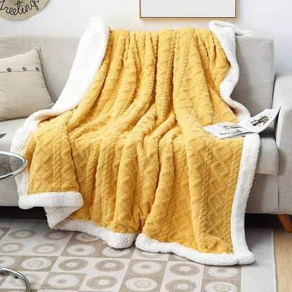 Soft Home Blanket | Comfort Throw for Bed, Sofa & On-the-Go Use
