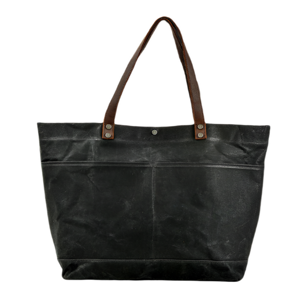 Variant image for Sinclair | Waxed Canvas Tote Bag for Travel and Everyday Use-4