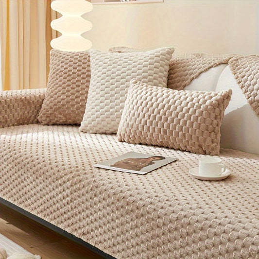 EternaHive Couch Cover | Stain-Resistant Non-Slip Sofa Accent