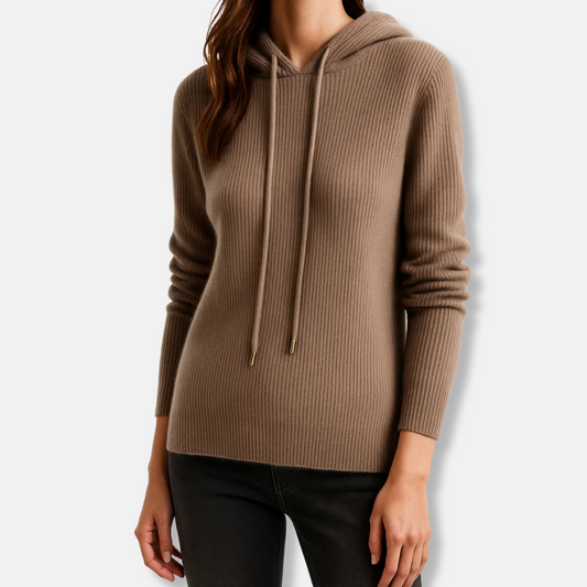 Nora | Women’s Relaxed Knit Hoodie with Raglan Sleeves
