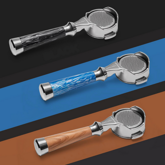 Barista Bottomless Portafilter | 58mm Espresso Filter with Grip Handle