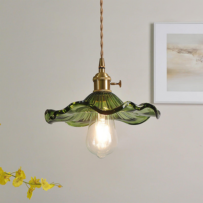 Chic Flower Design | StellarFlora Glass Pendant Lamp