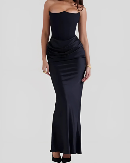 Marianne | Women’s Wedding Guest Draped Maxi Dress