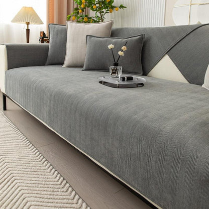 HavenFlex Sofa Protector | Cozy Stretch Fit with Non-Slip Grip