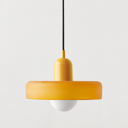 Studio Prisma Pendant | Art Glass Light in Bauhaus Luxe Palette