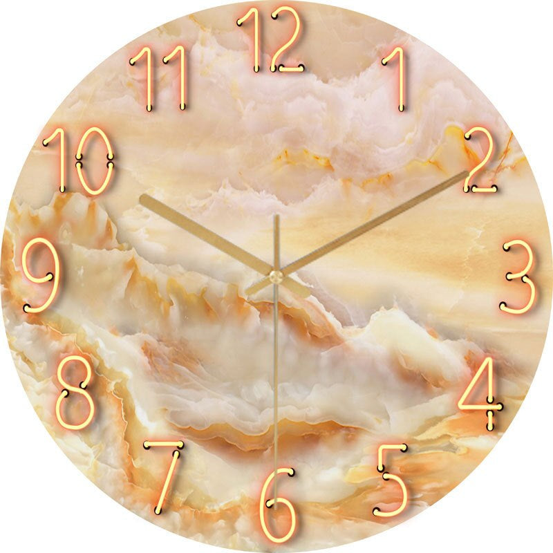 TimberLoom Wall Clock | Silent Quartz Modern Wood Design