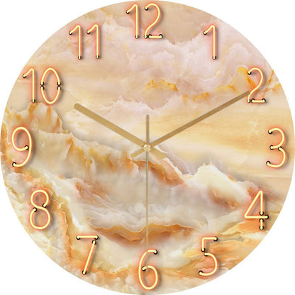TimberLoom Wall Clock | Silent Quartz Modern Wood Design