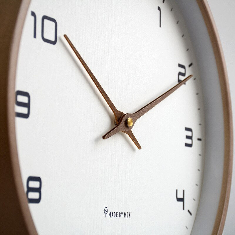 Minimalist Wooden Finish | HavenWood Wall Clock