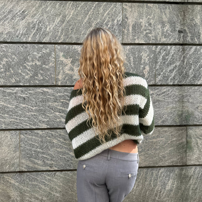 Kyla | Women’s Modern Casual Striped Chunky Sweater