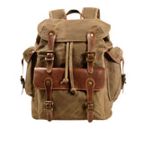 Variant image for Hudson | Vintage Leather Travel Backpack with Laptop Sleeve-3