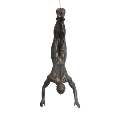 Elevate Living | GravityBold Climbing Man Wall Sculpture Set in Modern Resin