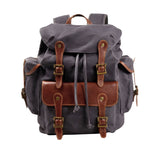Variant image for Hudson | Vintage Leather Travel Backpack with Laptop Sleeve-4