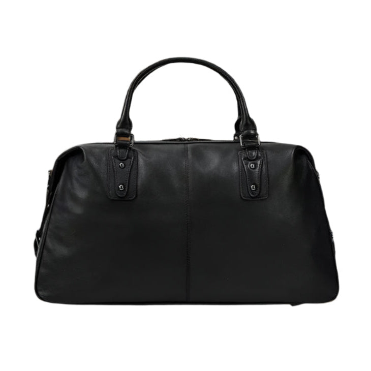 Nashville | Black Leather Weekender Bag-1