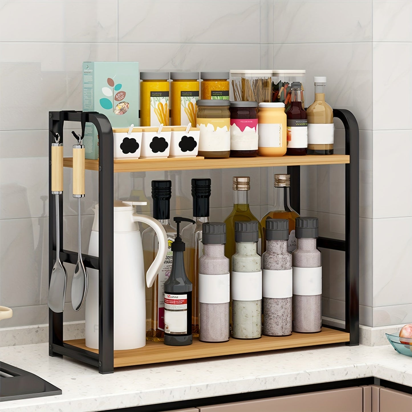 NovaSteel Organizer | Durable Kitchen Shelf with Modern Style