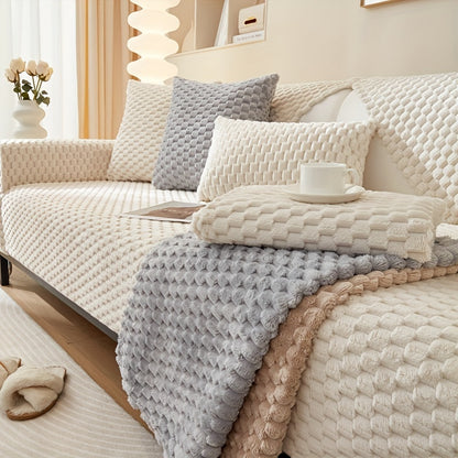 EternaHive Couch Cover | Stain-Resistant Non-Slip Sofa Accent