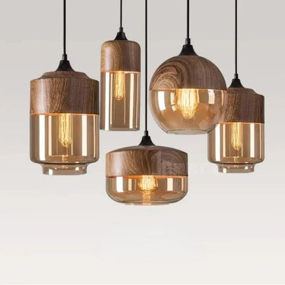 Artisan Glass & Wood | EternaGlass Adjustable Pendant Lamp