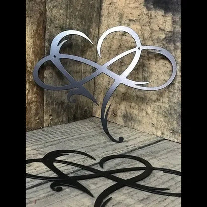Love Infinity Heart | Decorative Iron Wall Art