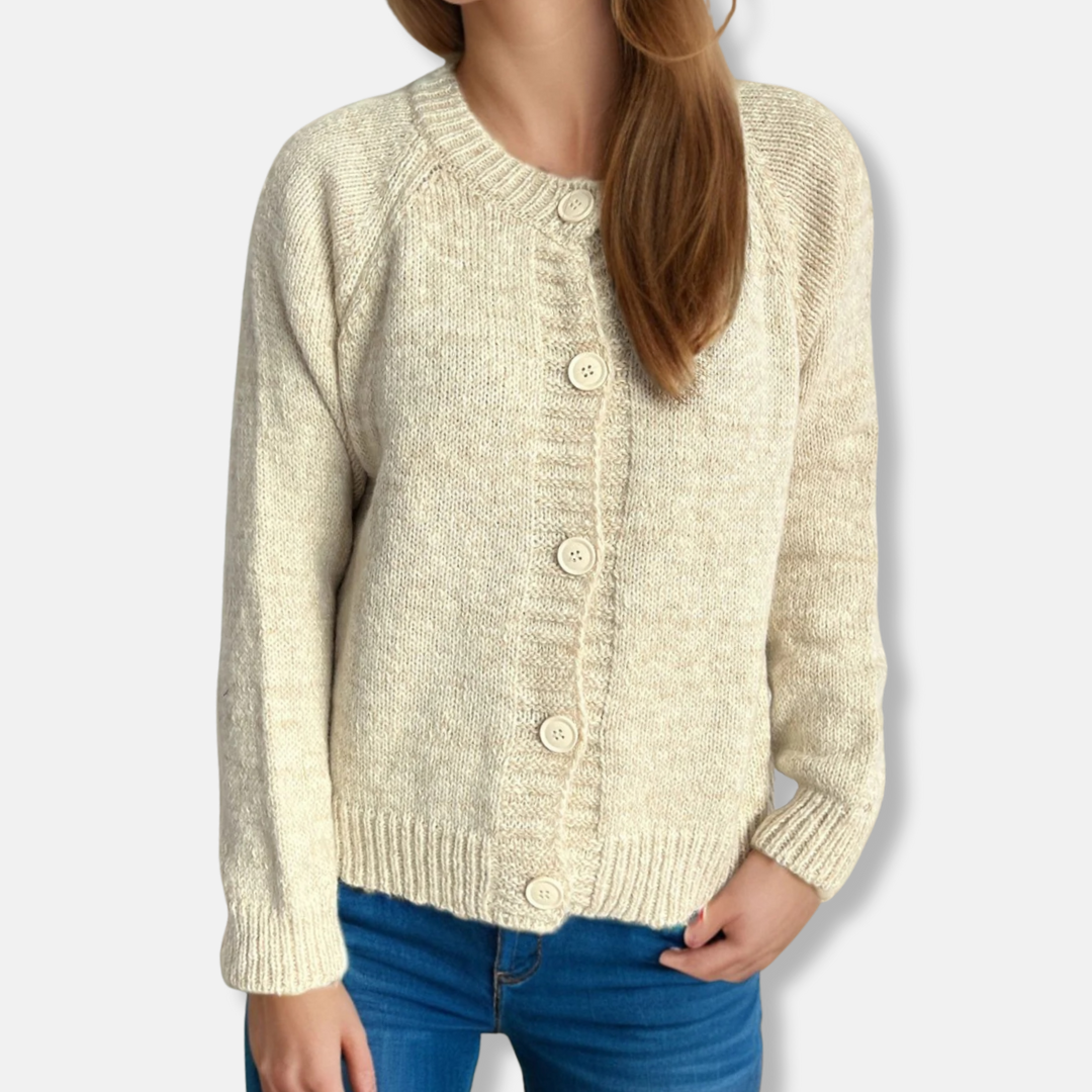 Poppy | Women’s Button Front Knit Speckled Cardigan