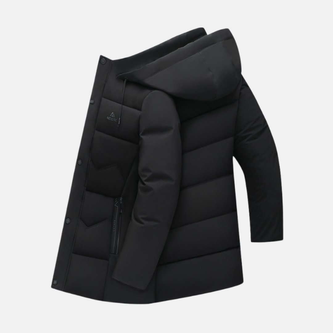 Porter | Men’s Quilted Hooded Coat with Plush Weather Protection