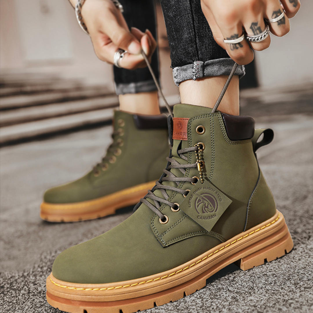 Raymond | Men’s Comfy Heavy-Duty Lace-Up Work Boots