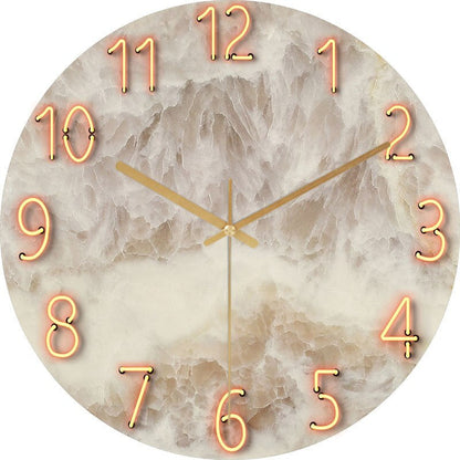 TimberLoom Wall Clock | Silent Quartz Modern Wood Design
