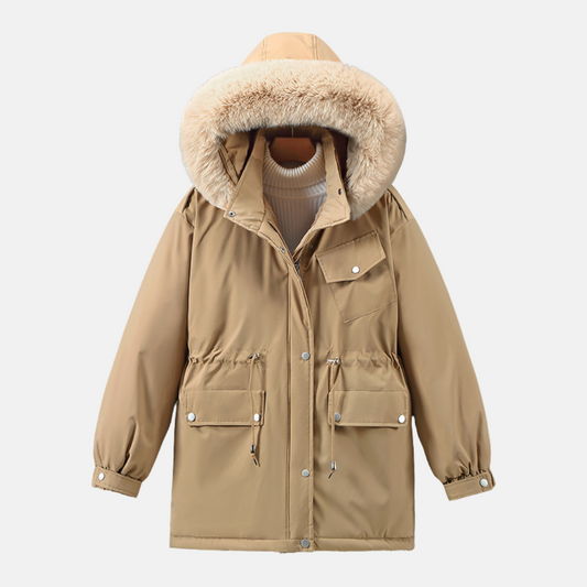 Nishi | Women’s Weather-Resistant Mid-Length Parka Jacket