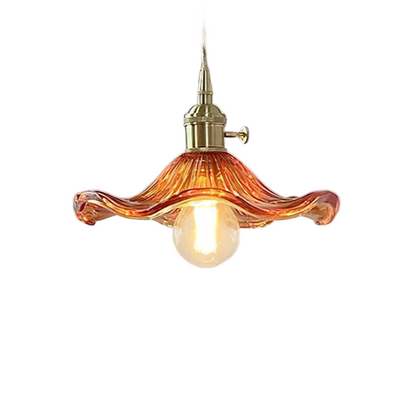 Chic Flower Design | StellarFlora Glass Pendant Lamp