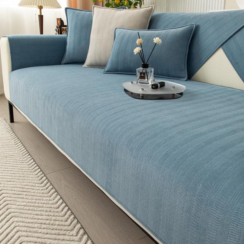 HavenFlex Sofa Protector | Cozy Stretch Fit with Non-Slip Grip