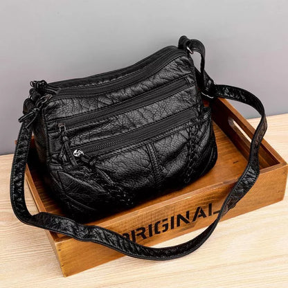 Lydiana | Elegant Soft Leather Handbag with Spacious Design-4