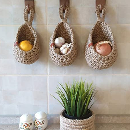 Naturra | Eco Jute Hanging Wall Baskets