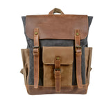 Camden | Leather Laptop Backpack for Men - Vintage Computer Backpack with Anti-Theft Features-2