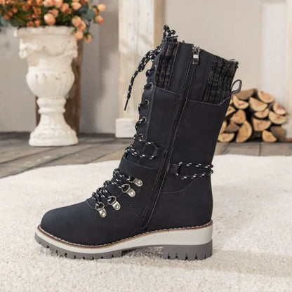 Erika | Women’s Winter Lace-Up Snow Boots
