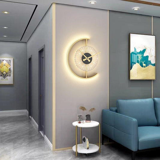 LumaGlow Wall Clock | Silent Quartz with Ambient Backlight