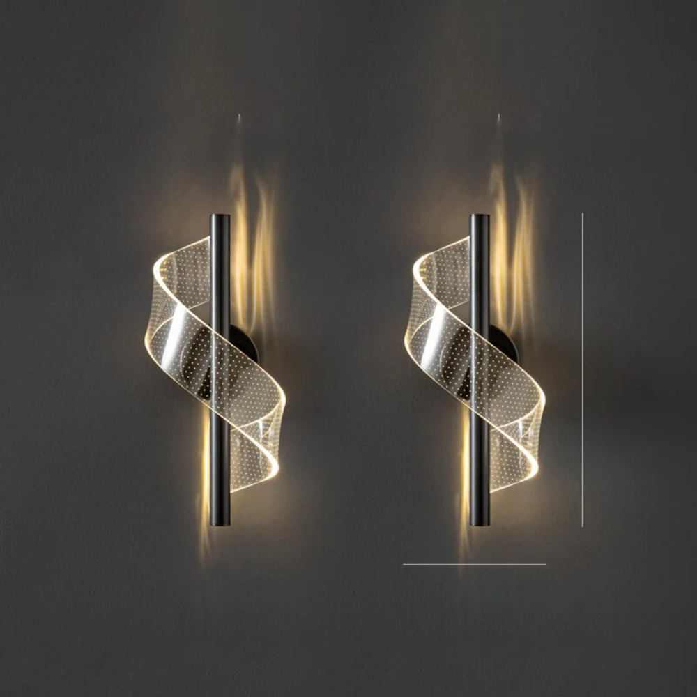 Candelabra-Style Sconce | StellarGlass LED Wall Lamp