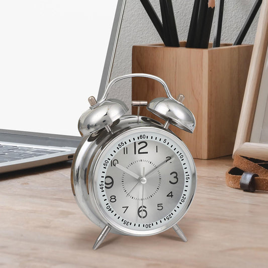 Classic Vintage Metal | ForgeTime Oversized Alarm Clock