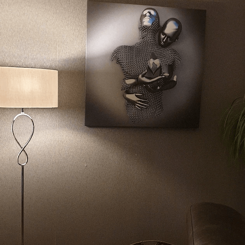 Modern Muse Studio | HeartGlow 3D Love Wall Art Canvas
