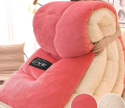 Soft Velvet Comforter | Cozy Winter Duvet for Warm Sleep