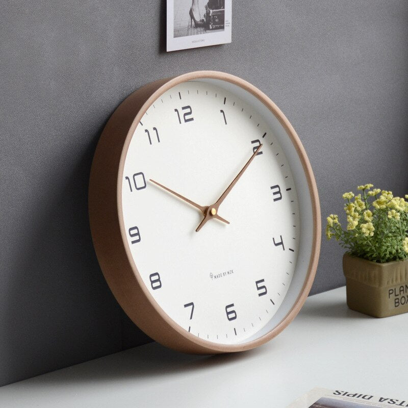 Minimalist Wooden Finish | HavenWood Wall Clock