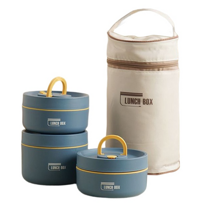 Durable Meal Bento | Insulated Bento Box with Portable Carry Case