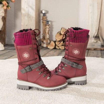 Erika | Women’s Winter Lace-Up Snow Boots