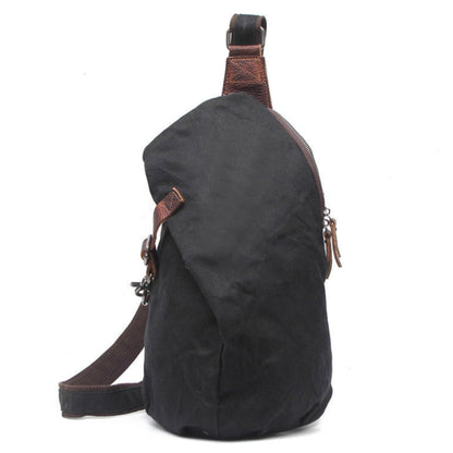 Variant image for Vintage Leather Crossbody Bag | Men's Sling Pack-1